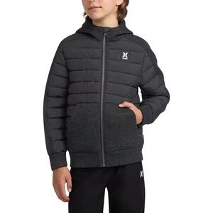 NWT Hurley Youth Hybrid Jacket Black Boy’s Small 7/8